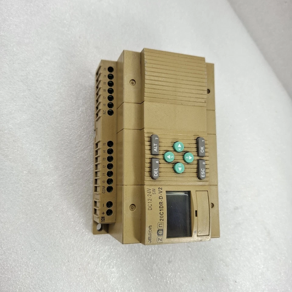 OMRON ZEN-20C1DR-D-V2 CPU UNIT 24V DC TESTED AS PHOTOS 20C1DRDV2